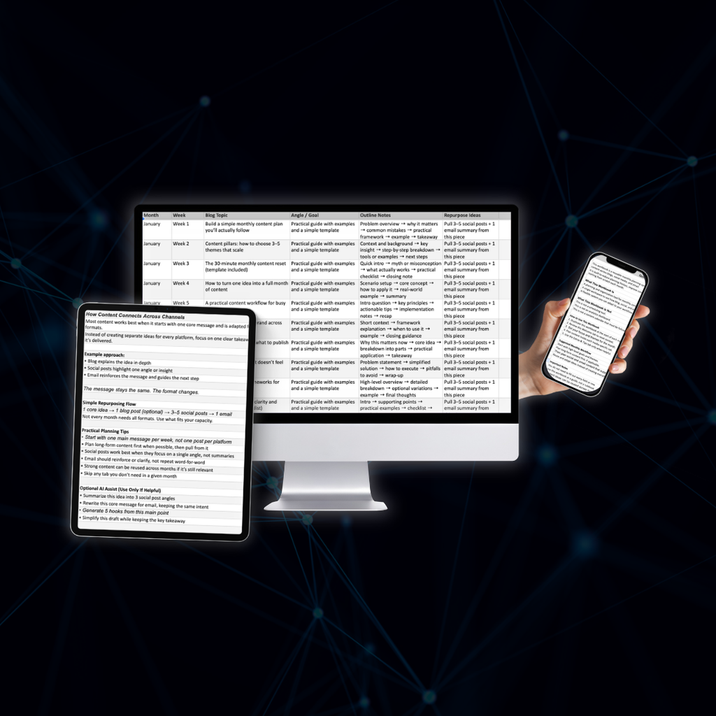 Content Planning Workbook